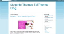 Desktop Screenshot of blog.emthemes.com